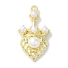 Rack Plating Alloy Pendants FIND-I039-015G-1