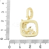 Brass Enamel Pendants LS-KK-F886-03G-11-3
