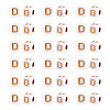 Opaque Acrylic Beads MACR-TAG0001-07D-3