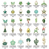 30Pcs 30 Style Alloy Enamel Pendants ENAM-YW0002-10-4