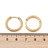 202 Stainless Steel Huggie Hoop Earrings EJEW-F111A-18mm-G-5