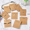 120Pcs 12 Styles 12 Constellation Theme Cardboard Jewelry Display Cards AJEW-FW0001-02-6