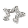 Crystal Rhinestone Star Cuff Earrings EJEW-D059-06P-02-3