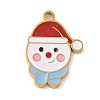 Christmas Themes 304 Stainless Steel Enamel Pendants STAS-K312-04I-G-1