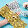 16 Rows Plastic Diamond Mesh Wrap Roll Rhinestone Crystal Ribbon Cake Wedding Decoration DIY-TA0008-45-6