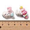 Opaque Cartoon Resin Decoden Cabochons RESI-G091-09-3