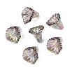 Transparent Acrylic Bead Caps OACR-G054-03I-1