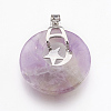 Natural & Synthetic Gemstone Pendants KK-F751-F-4