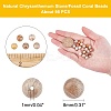 Natural Fossil Coral Beads Strands G-AR0003-18-2