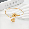 Adjustable Alloy Synthetic Mookaite Arm Cuff Bangles FS-WG768A2-03-2
