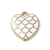 304 Stainless Steel Pendants STAS-S164-02A-G-1