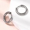 316F Stainless Steel Hoop Earrings EJEW-D341-01G-P-2