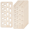 Wooden Foot Pads DIY-WH0021-57-1