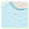 1 Strand Electroplated Shell Pearl Beads Strands BSHE-PA0001-02-7
