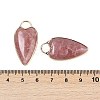 Natural Strawberry Quartz Pendants G-G193-02G-03-3