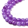 Natural Dyed White Jade Beads Strands G-C179-A6mm-03-4