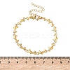 Women's 304 Stainless Steel Dolphin Link Chains Bracelets BJEW-G790-02G-5