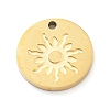 304 Stainless Steel Charms STAS-I327-01G-02-1