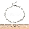 304 Stainless Steel Rolo Chain Bracelets for Women BJEW-Z152-01P-5