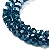 Electroplate Transparent Glass Beads Strands EGLA-A035-T10mm-A12-3