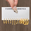 6 Pairs Alloy Hoop Earring Sets WG6DB3C-06-1