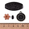 Mixed Antique Style Acrylic Beads/Pendants MACR-R546-04-4