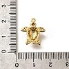 Brass Micro Pave Cubic Zirconia Pendants KK-U055-07G-02-3