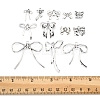 80Pcs 16 Styles Tibetan Style Alloy Pendants TIBEP-FS0001-31-5