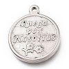 Non-Tarnish 304 Stainless Steel Pendants X-STAS-Z017-05P-2