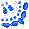 DIY Shining Faceted Pendant Making Kits DIY-GF0003-25F-1
