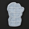 Human Silicone Cup Mat Bust Statue Molds DIY-A010-04-3