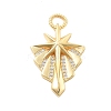 Brass Micro Pave Cubic Zirconia Pendants KK-L209-095G-1