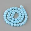 Synthetic Crackle Quartz Beads Strands GLAA-S134-10mm-13-2