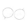 SHEGRACE Brass Hoop Earring Findings XGRPCH798-217P-1