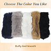 1Pc Faux Fur Fiber Yarn Warmer Headbands COHT-CY0001-01A-5
