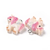 Opaque Resin Pendants RESI-J023-14C-2