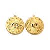 Ion Plating(IP) 304 Stainless Steel Pendants Rhinestone Setting STAS-I197-022G-1