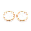 304 Stainless Steel Hoop Earrings EJEW-T048-24D-G-1