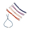 Adjustable Nylon Cord Slider Bracelet Making MAK-F026-A-P-2