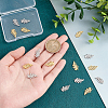 16Pcs 2 Colors 304 Stainless Steel Pendants STAS-UN0039-51-4