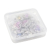20Pcs 8 Styles Platinum Alloy Glass Pendants FIND-FS0003-78-6