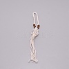 Irregular Gemstone Hanging Pendant Decoration HJEW-TAC0001-10B-1