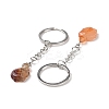 Tortoise Natural Carnelian Keychain KEYC-G055-01P-02-3