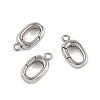 SHEGRACE Brass Spring Gate Rings XGR0096P-129P-1