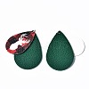 Christmas Theme PU Leather Big Pendants X-FIND-R080-05-2