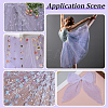 Feather Pattern Nylon Fabric DIY-WH20066-004A-5