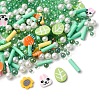 Handmade Polymer Clay Cabochons and Plastic Beads for DIY Jewelry Making Findings CLAY-B007-04B-1