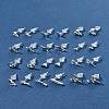 2 Pairs Alloy Stud Earrings for Women EJEW-FS0001-27F-10