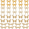 40Pcs 4 Styles Alloy Beads FIND-SC0014-70-1
