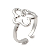 Non-Tarnish 304 Stainless Steel Open Cuff Rings RJEW-Q780-07P-1